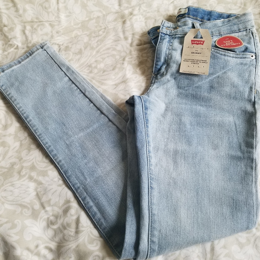 Girl's jeans Levi's 711 skinny size14 Regular NWT